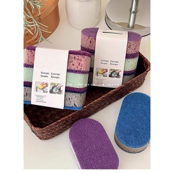 007 고밀도 식기 세척 브러쉬 냄비 후라이펜 그릇 양면 수세미